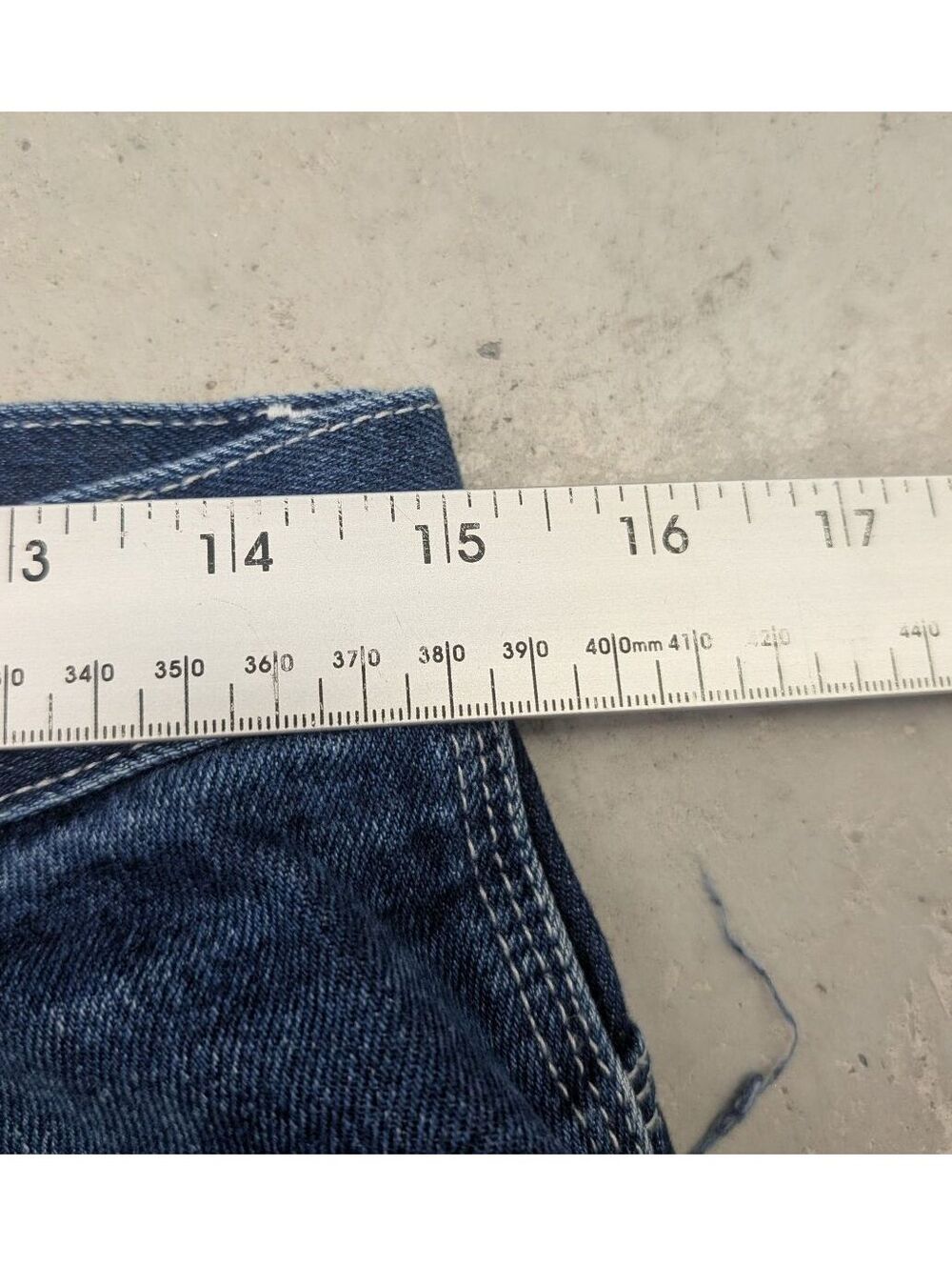 Vintage 90s Infiniti Jeans Company Carpenter Dark Blue Jeans - Picture 7 of 8